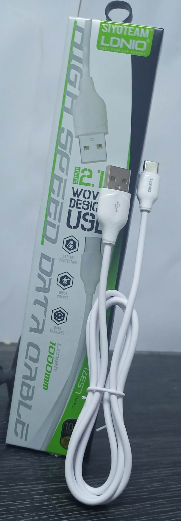 Cable Chargeure LDNIO type-C Ls371