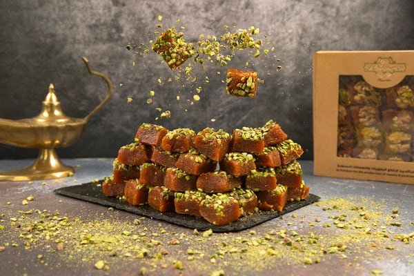 حلاوة جزر بالفستق 500 غم